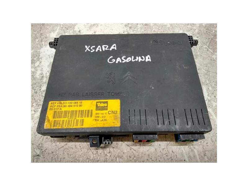 Recambio de centralita (bsi) para citroën xsara berlina 1.6 (88 cv / 65 kw) referencia OEM IAM 9649491080  