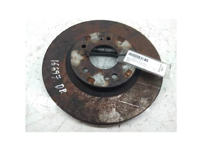 Recambio de disco freno delantero para hyundai santa fe (sm) 2.0 crdi cat (125 cv / 92 kw) referencia OEM IAM   