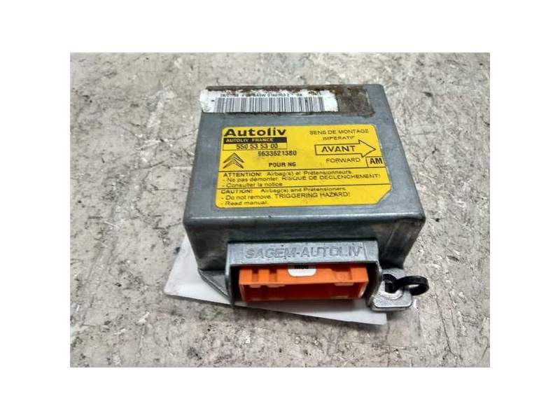 Recambio de centralita airbag para citroën xsara berlina 1.9 diesel (68 cv / 50 kw) referencia OEM IAM 9633621380  