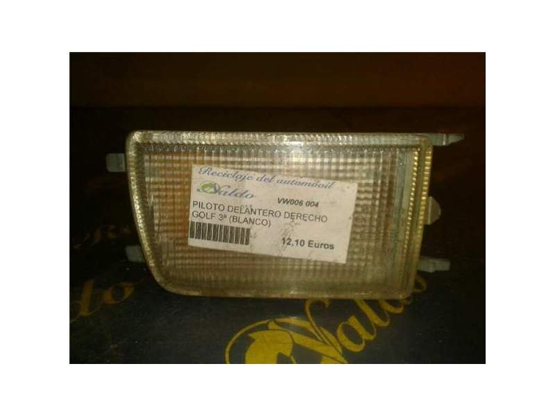 Recambio de piloto intermitente lateral delantero derecho para volkswagen golf iii (1h1)(11.19911997) referencia OEM IAM   