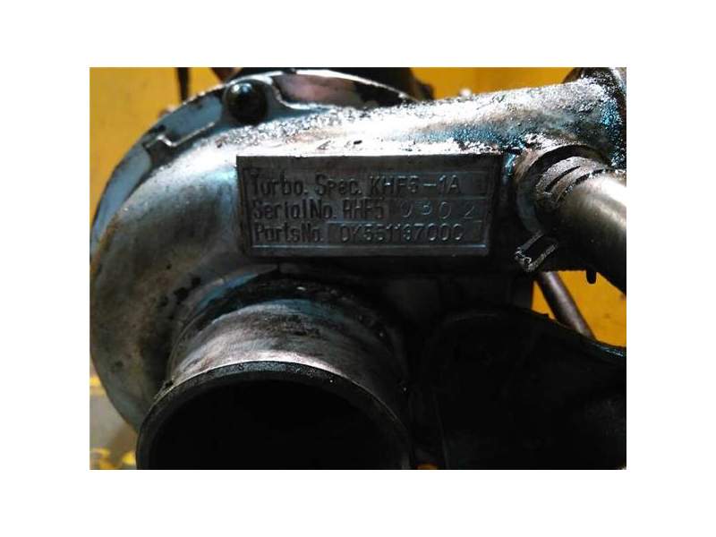 Recambio de turbo para kia carnival 2.9 turbodiesel cat (126 cv / 93 kw) referencia OEM IAM OK551137000  