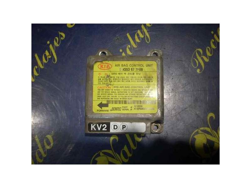 Recambio de centralita airbag para kia carnival ii 2.9 crdi cat (144 cv / 106 kw) referencia OEM IAM 0K553677F0B  