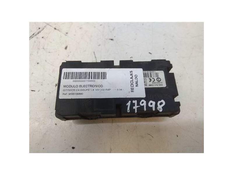 Recambio de modulo electronico para citroën c4 coupe 1.6 16v hdi fap (109 cv / 80 kw) (109 cv / 80 kw) referencia OEM IAM 965513