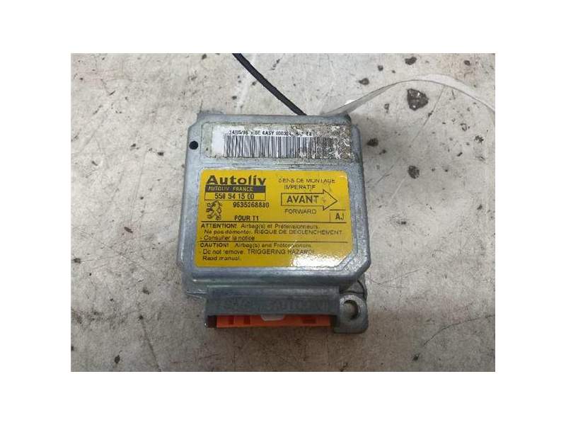 Recambio de centralita airbag para peugeot 206 berlina 1.9 diesel (69 cv / 51 kw) referencia OEM IAM 9635268880  