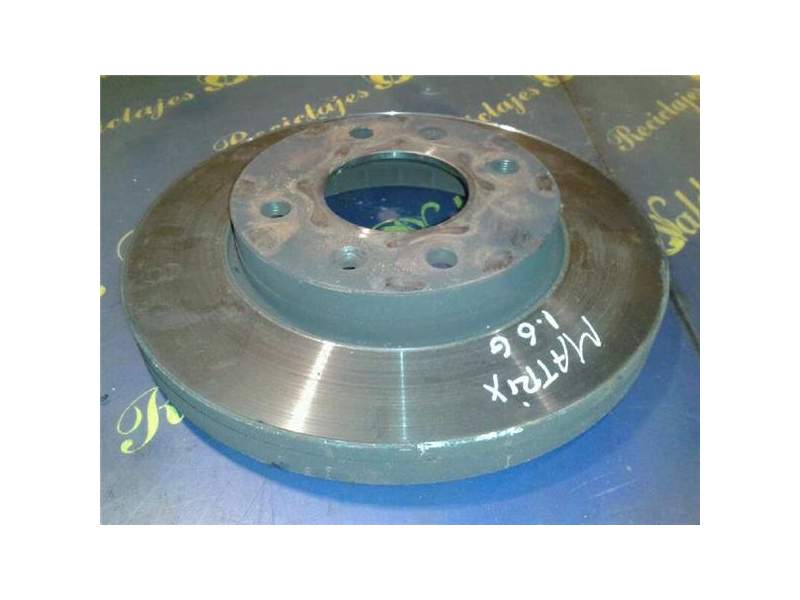 Recambio de disco freno delantero para hyundai matrix (fc) 1.6 cat (103 cv / 76 kw) referencia OEM IAM   