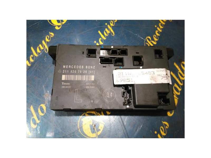 Recambio de modulo electronico para mercedes-benz clase e (w211) berlina 2.7 cdi cat (177 cv / 130 kw) referencia OEM IAM 211820