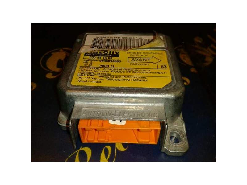Recambio de centralita airbag para peugeot 206 (1998) referencia OEM IAM 9636894080  